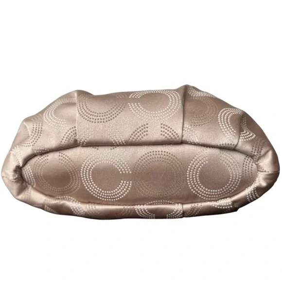 Coach Madison Vintage Dotted Op Art Sophia Satchel with Turquoise Interior - Picture 6 of 16